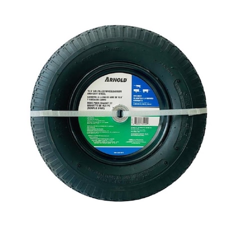Arnold Arnold 15.5 in. D 350 lb Wheelbarrow Wheel Steel 1 pk 490-326-0017